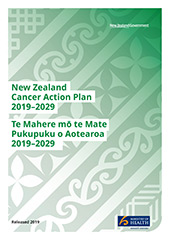 New Zealand Cancer Action Plan 2019-29 cover