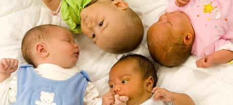 Image of four babies