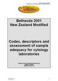 Image preview of Bethesda 2001 (NZ Modified) codes for Cytology Laboratories resource