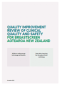 Image preview of Quality Improvement Review of Clinical Quality and Safety for Breast Screening Aotearoa resource