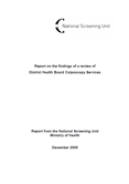 Download Report of the findings of a review of District Health Board colposcopy services resource