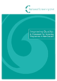 Download Improving Quality: A Framework for Screening Programmes in New Zealand resource