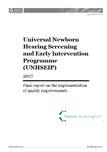 Image preview of Universal Newborn Hearing Screening and Early Intervention Programme 2017 resource